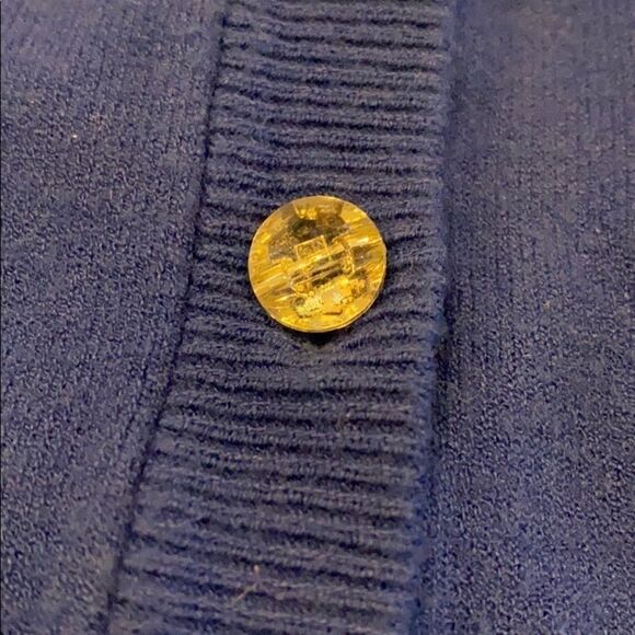 Milly Minis Royal Blue Cardigan Cut-Out Sweater - Picture 2 of 6